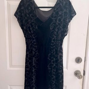 White House Black Market velvet dress